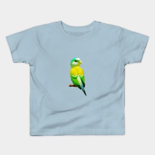 Yellow and green parrot Kids T-Shirt